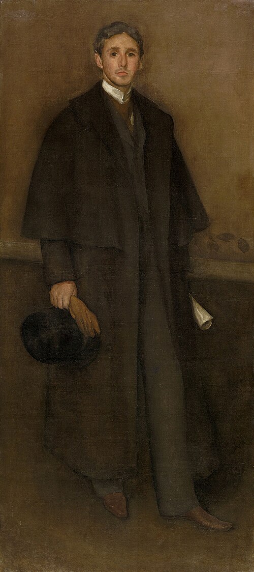 Arrangement in Flesh Color and Brown: Portrait of Arthur Jerome Eddy, 1894, James McNeill Whistler