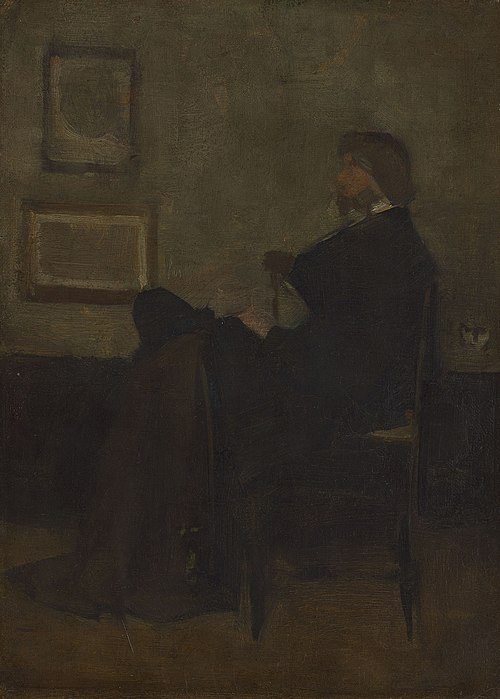 Study for "Arrangement in Grey and Black, No. 2: Thomas Carlyle", 1872, James McNeill Whistler