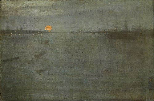Nocturne: Blue and Gold—Southampton Water, 1872, James McNeill Whistler