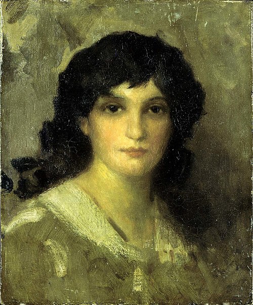 Head of a Young Woman, 1890, James McNeill Whistler