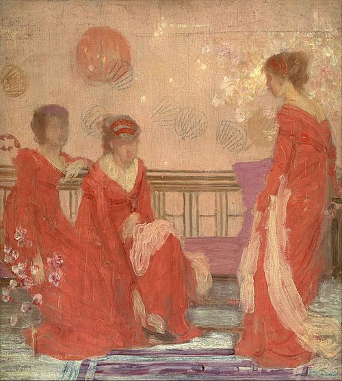 Harmony in Flesh Colour and Red, 1869, James McNeill Whistler