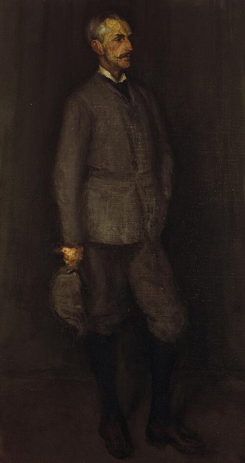 An Arrangement in Grey and Green. Portrait of John James Cowan (1846 - 1936), 1893, James McNeill Whistler