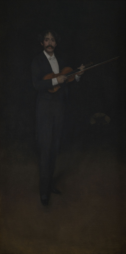 Arrangement in Black: Portrait of Señor Pablo de Sarasate, 1884, James Abbott McNeill Whistler