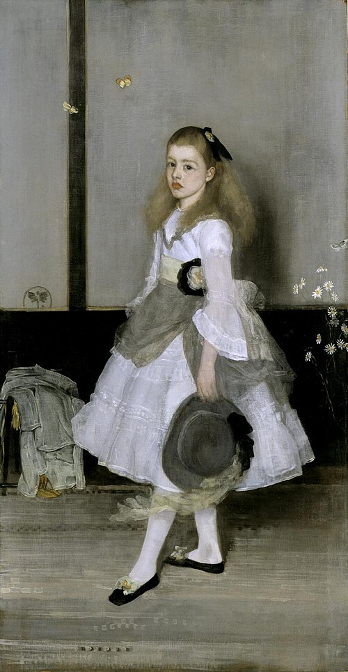 Harmony in Grey and Green: Miss Cicely Alexander, 1873, James McNeill Whistler