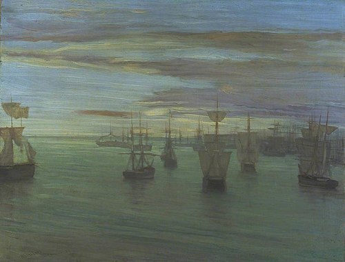 Crepuscule in Flesh Colour and Green: Valparaiso, 1866, James McNeill Whistler