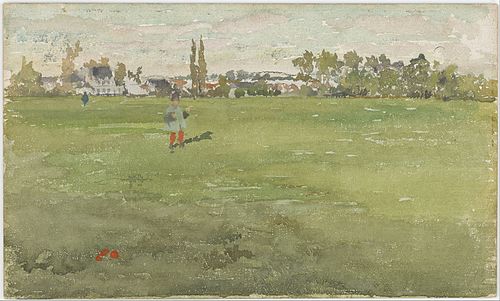 Green and Silver- Beaulieu, Touraine, 1888, James Abbott McNeill Whistler