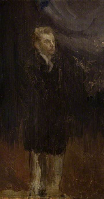 Portrait study of a man, 1890, James McNeill Whistler