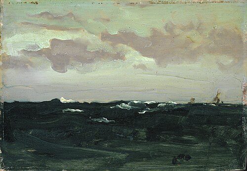 Violet and Blue: Among the Rollers, 1893, James McNeill Whistler