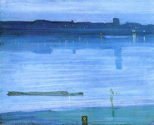Nocturne: Blue and Silver – Chelsea, 1871, James Abbott McNeill Whistler