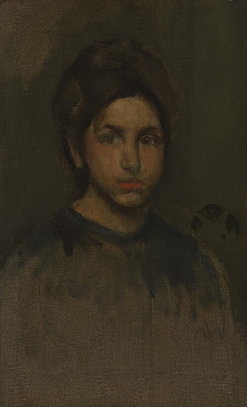 The Daughter of the Concierge, 1895, James Abbott McNeill Whistler