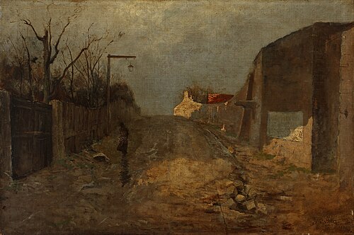 Rue des Buttes (Montmartre), 1859, James Abbott McNeill Whistler