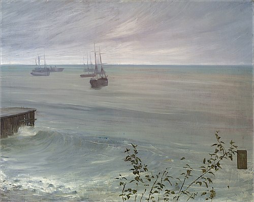 Symphony in Grey and Green The Ocean, 1866, James Abbott McNeill Whistler