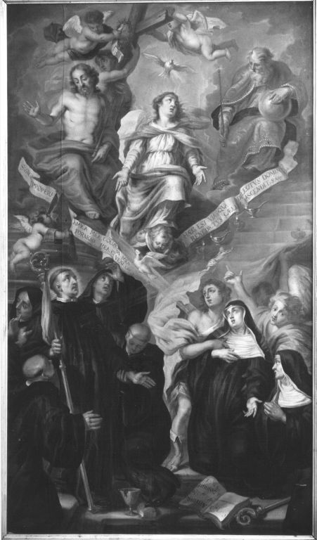 Allegorie auf den hl. Benedikt und die hl. Scholastika, 1667, Oswald Onghers