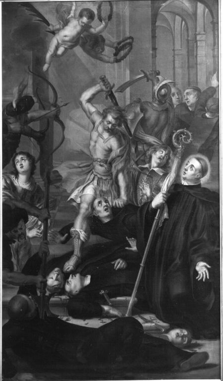 Das Martyrium des hl. Placidus und seiner Gefährten, 1667, Oswald Onghers