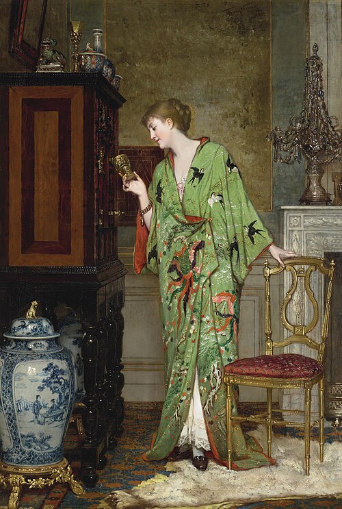 The green kimono collector, , Jan Verhas