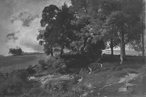 Baumlandschaft, 1882, Hermann Baisch