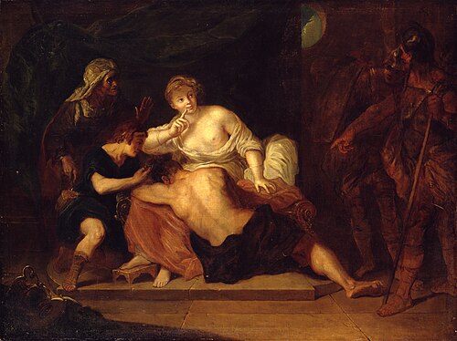 Samson and Delilah, 1720, Antoine Pesne