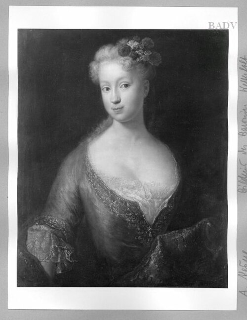 Portrait of a Baroness v. Westerholt, 1725, Antoine Pesne