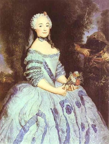 Portrait of the Actress Babette Cochois (c.1725-1780), later Marquise d’Argens, 1750, Antoine Pesne
