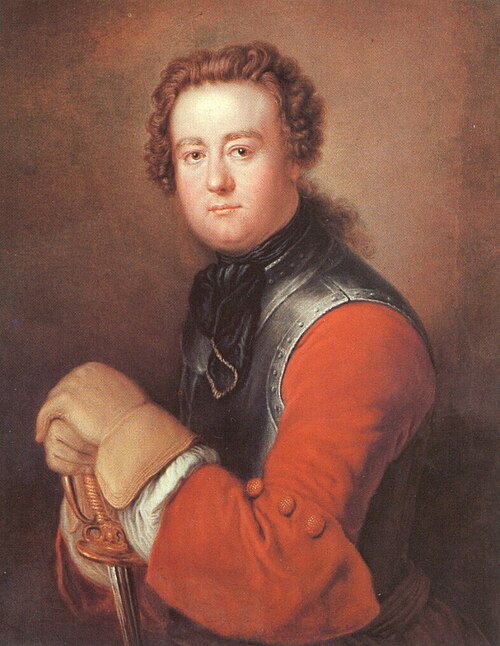 Portrait of Georg Wenzeslaus von Knobelsdorff, 1737, Antoine Pesne