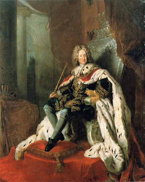 Friedrich I König in Preußen, 1713, Antoine Pesne