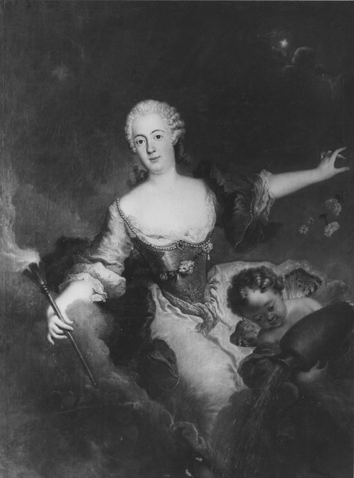 Portrait of Princess Amalia of Prussia, 1750, Antoine Pesne