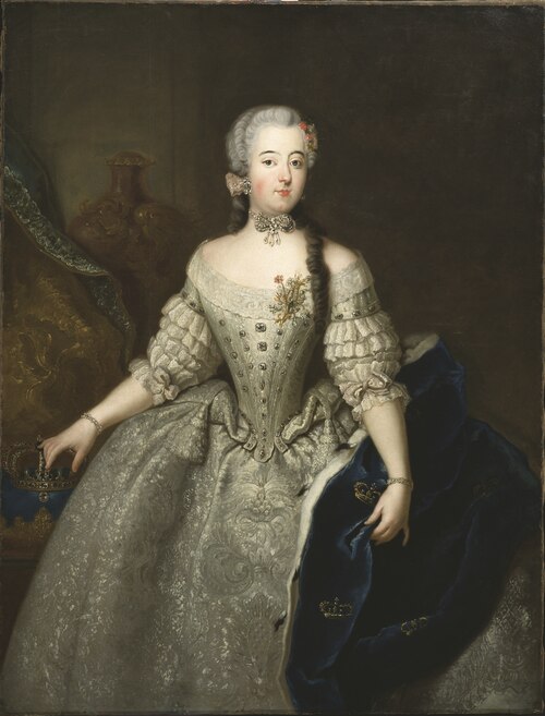 Portrait de Louisa Ulrika, , Antoine Pesne