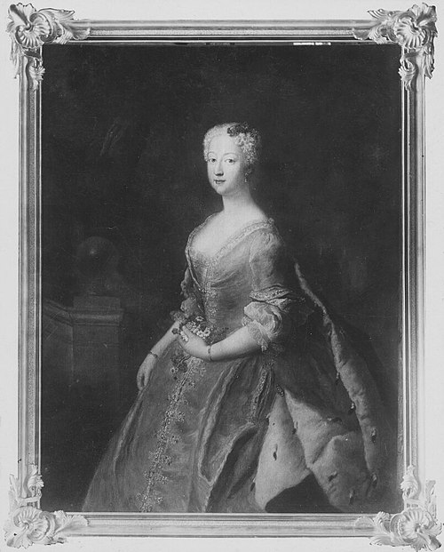Filippina Charlotta, prinsessa av Preussen, 1737, Antoine Pesne