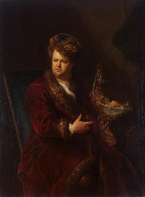 Portrait of Johann Melchior Dinglinger, 1721, Antoine Pesne