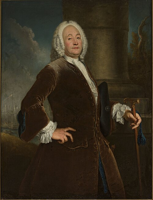Portrait of Heinrich Voguell (1681–?), 1740, Antoine Pesne