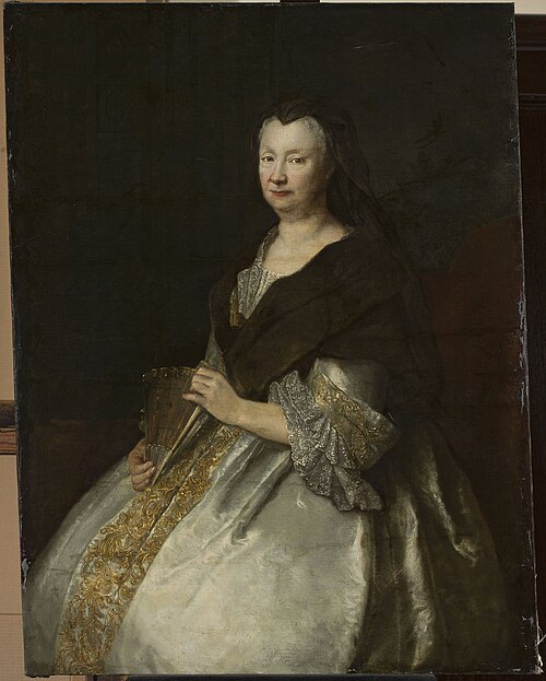 Portrait of Sophia Hedwig von Tettau (1662–1733), 1730, Antoine Pesne