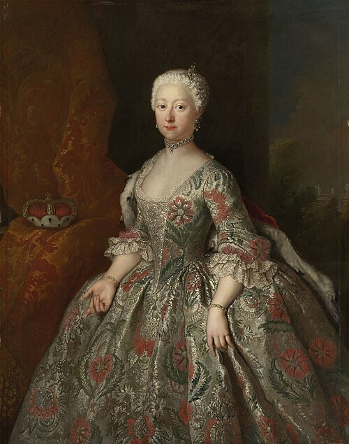 Frederica, Duchess of Saxe-Weissenfels (1715-1775), 1743, Antoine Pesne