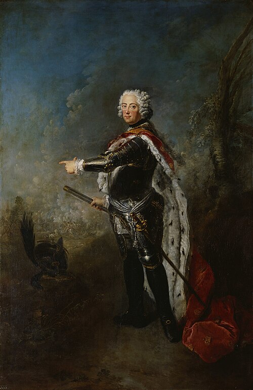 Frederick II, King of Prussia (1712-86), 1736, Antoine Pesne