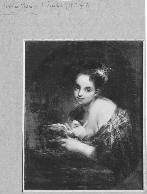Ideales Mädchenbildnis, 1730, Antoine Pesne