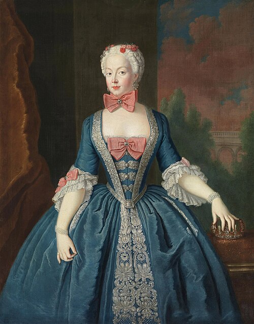 Prinzessin Elisabeth Christine von Preußen (Werkstattkopie), 1738, Antoine Pesne