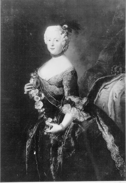 Portrait of Anna Amalia of Prussia, , Antoine Pesne