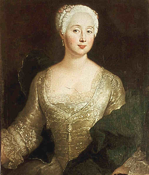 Portrait of Louise Eleonore von Wreech, 1737, Antoine Pesne