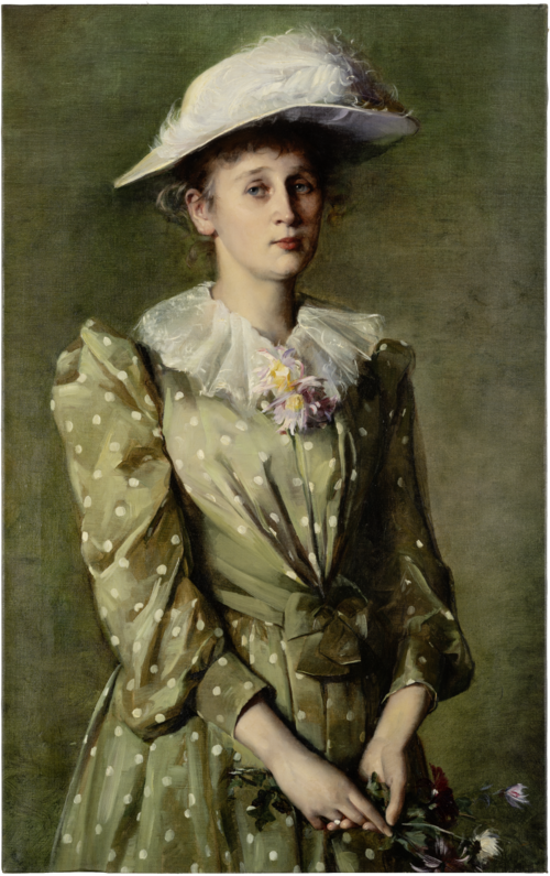Portrait of Helene Roederstein, 1890, Ottilie Roederstein