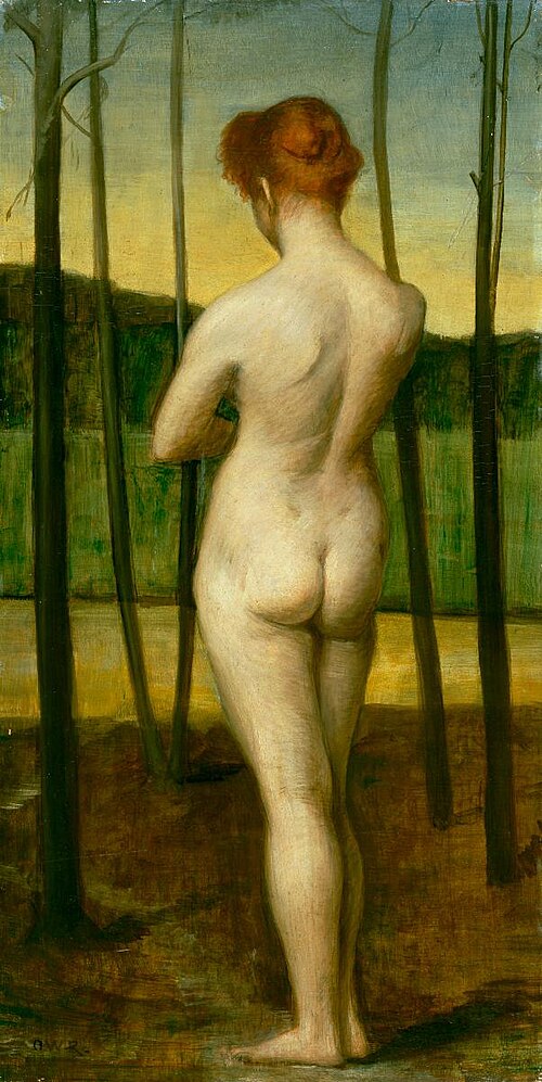 Frauenakt vor Landschaft, 1897, Ottilie Roederstein