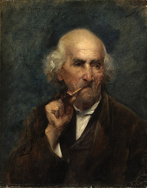 Old Man with Pipe, 1898, Ottilie Roederstein