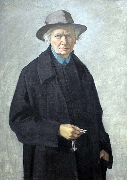 Autoportrait avec clés, 1936, Ottilie Roederstein