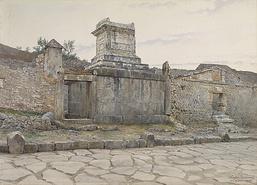 Via delle Tombe in Pompei, , Luigi Bazzani