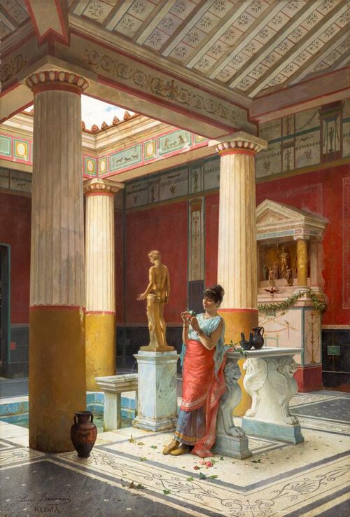 A Roman Interior, 1927, Luigi Bazzani