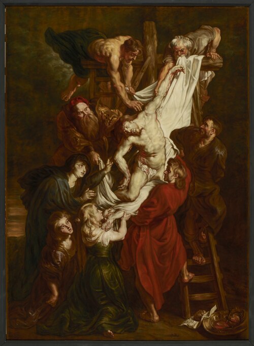 Descent from the cross, 1868, L. Farasyn