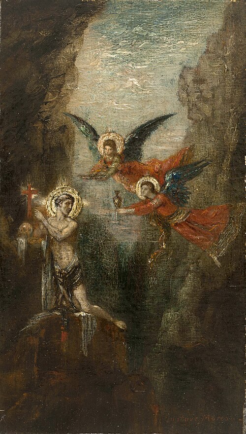 Un Saint au désert, 1879, Gustave Moreau