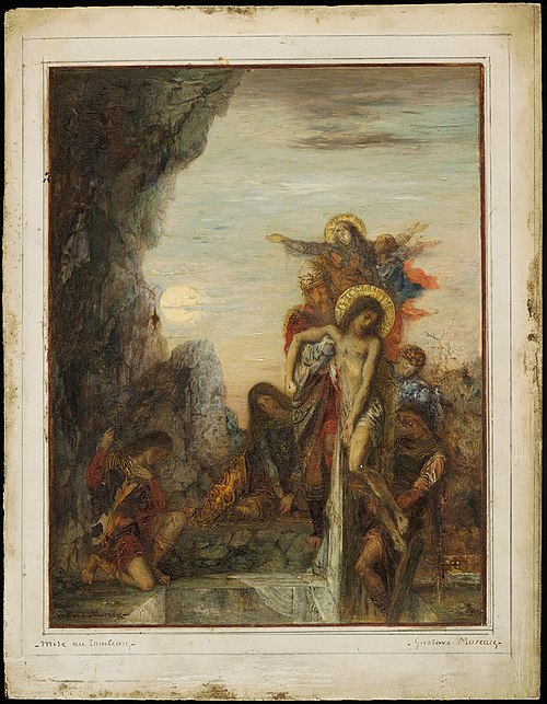 The Entombment, 1867, Gustave Moreau