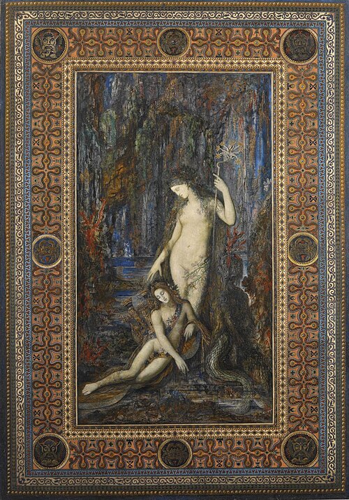 Le Poète et la sirène, 1895, Gustave Moreau
