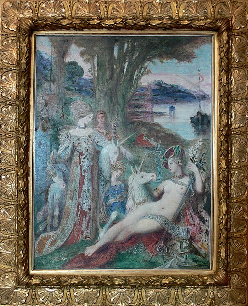 The Unicorns, 1888, Gustave Moreau