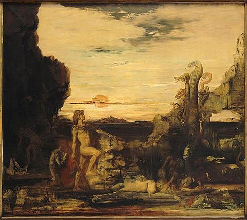 Hercules and the Lernaean Hydra, 1875, Gustave Moreau