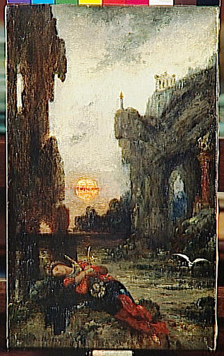 Death of Sapho, 1872, Gustave Moreau